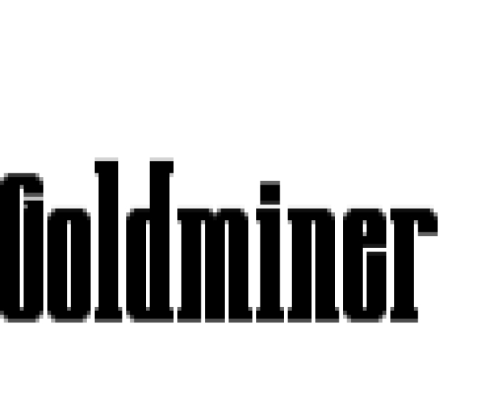 Goldminer Font Preview