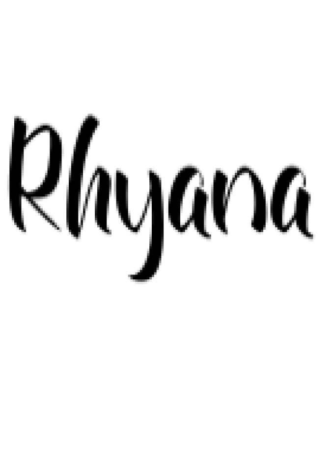 Rhyana Font Preview
