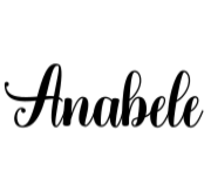 Anabele Font Preview