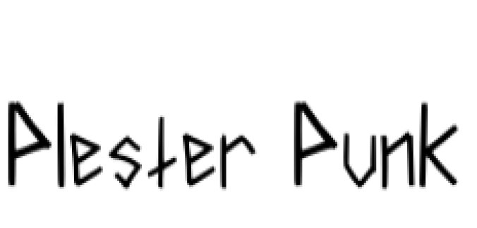 Plester Punk Font Preview