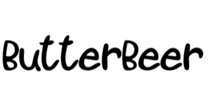 Butter Beers Font Preview