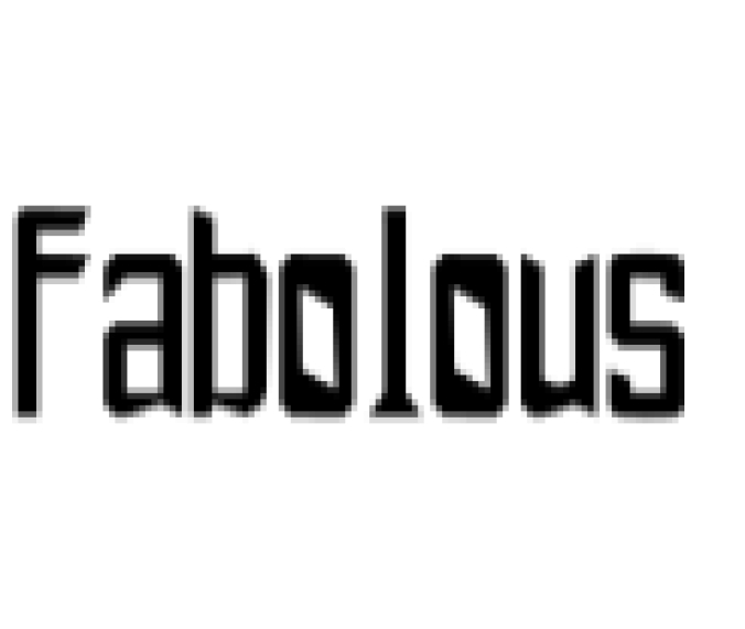 Fabolous Font Preview