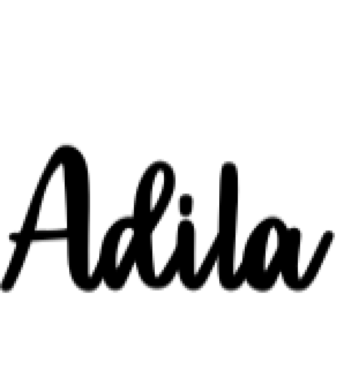 Adila Font Preview