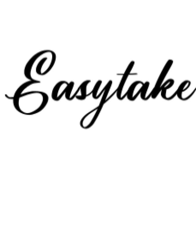 Easytake Font Preview