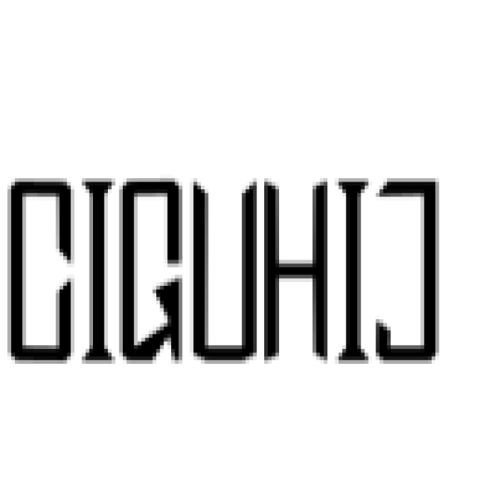 Ciguhij Font Preview