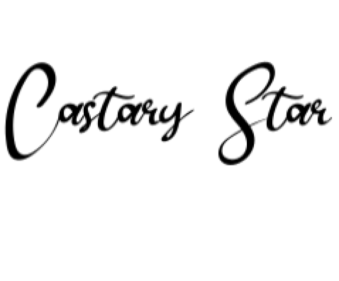 Castary Star Font Preview