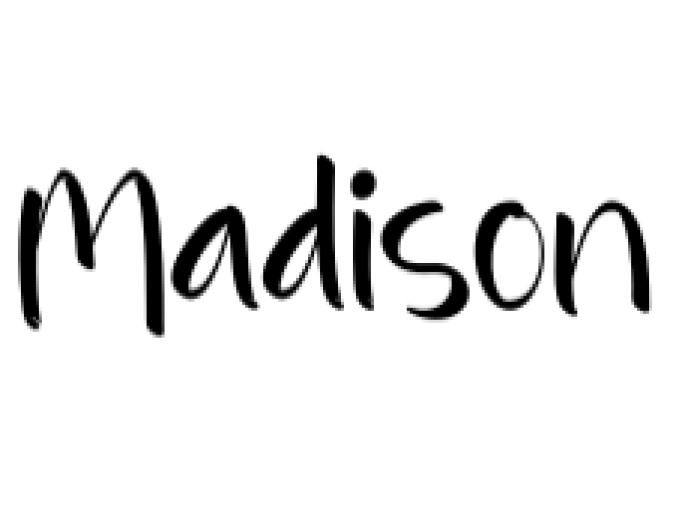 Madison Font Preview