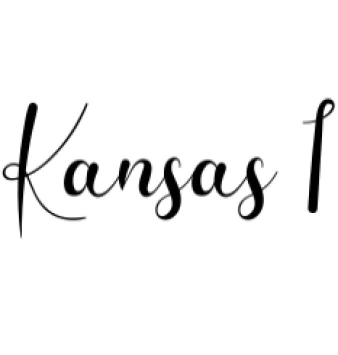 Kansas Font Preview