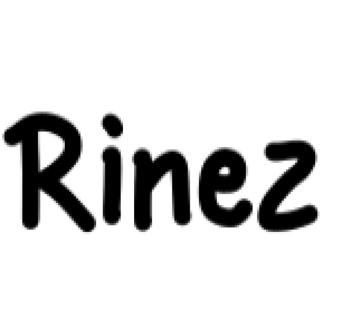 Rinez Font Preview