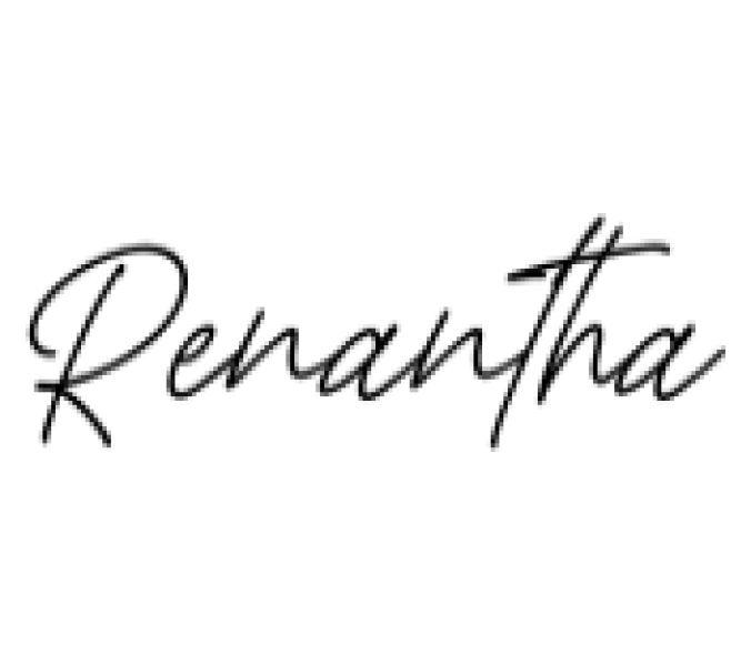 Renantha Font Preview