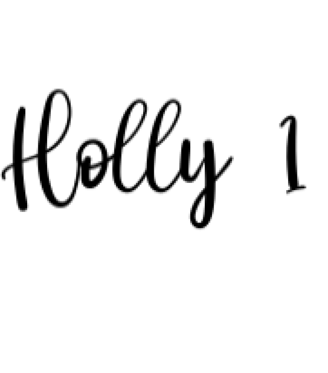 Holly Font Preview