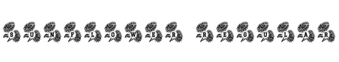 Sunflower Font Preview