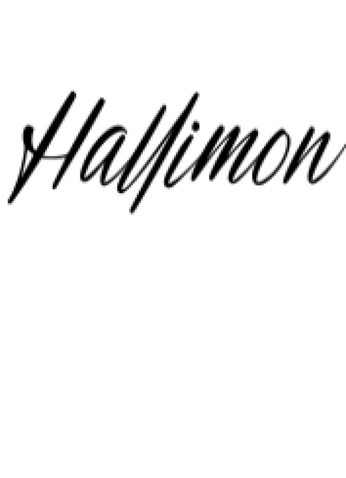 Hallimon Font Preview