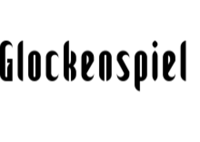 Glockenspiel Font Preview