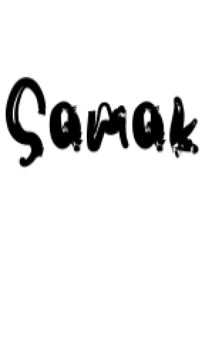 Samak Font Preview