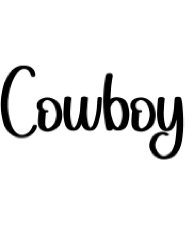 Cowboy Font Preview