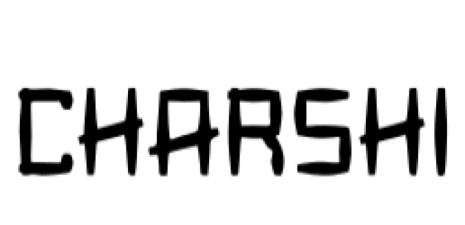 Charshi Font Preview