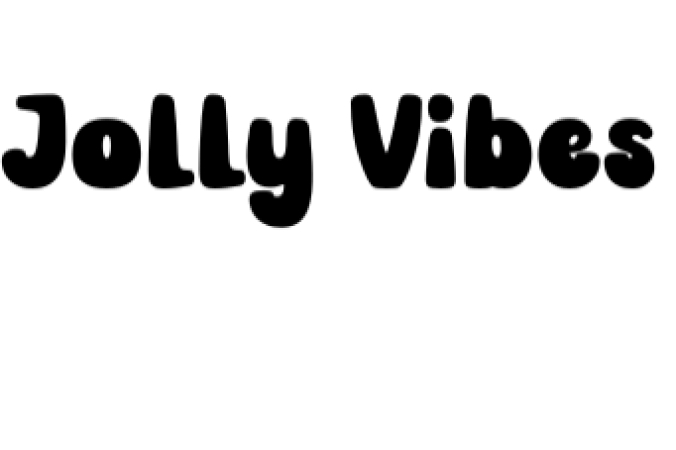 Jolly Vibes Font Preview