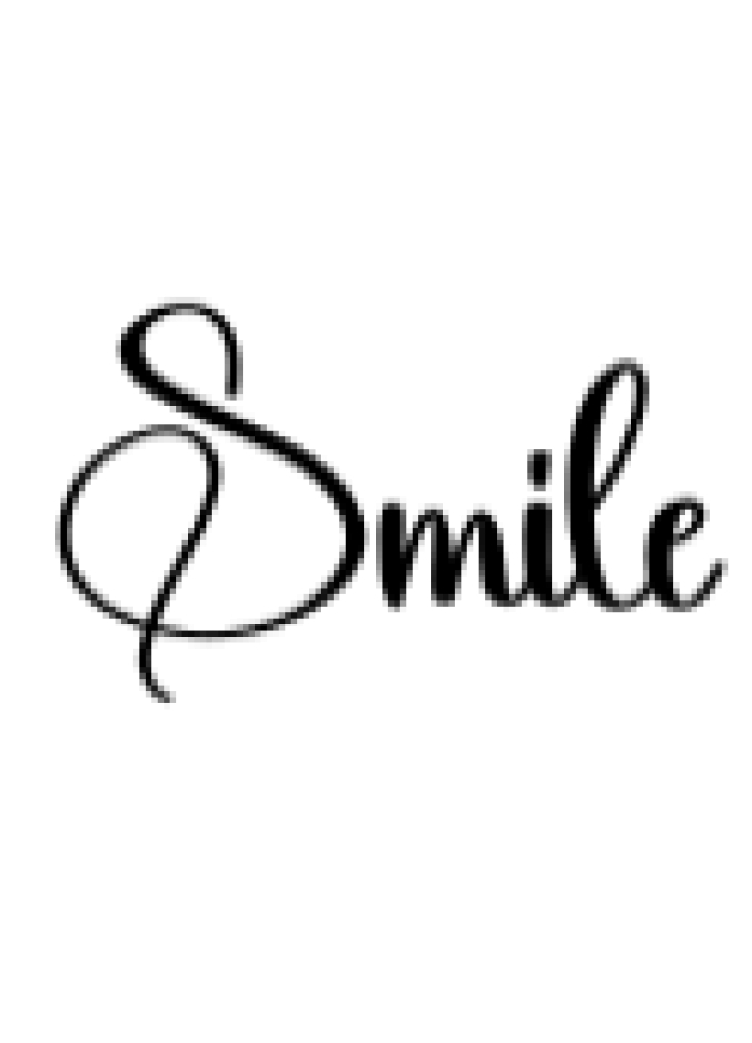 Smile Font Preview