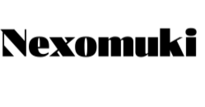 Nexomuki Font Preview