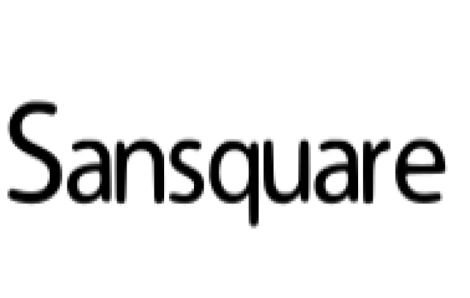 Sansquare Font Preview