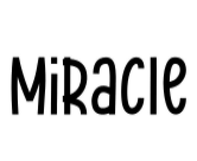 Miracle Font Preview