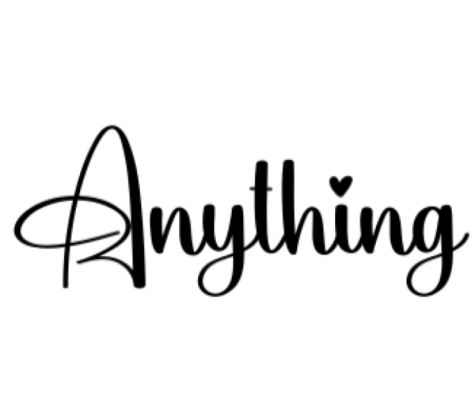 Anything Font Preview