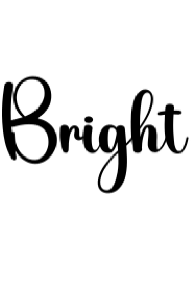 Bright Font Preview