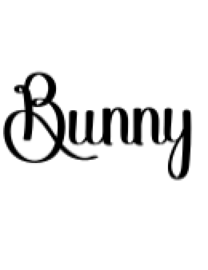 Bunny Font Preview