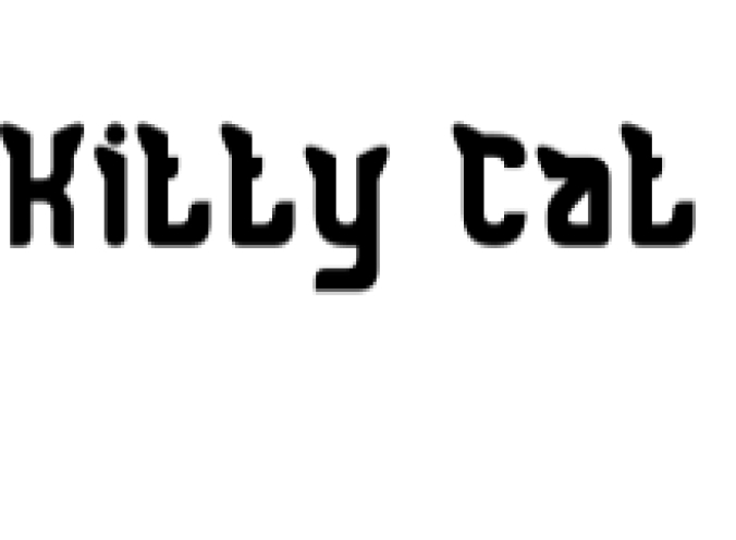 Kitty Cat Font Preview