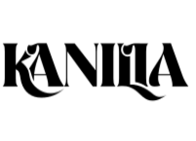 Kanilia Font Preview