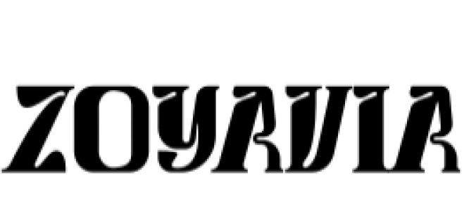 Zoyavia Font Preview