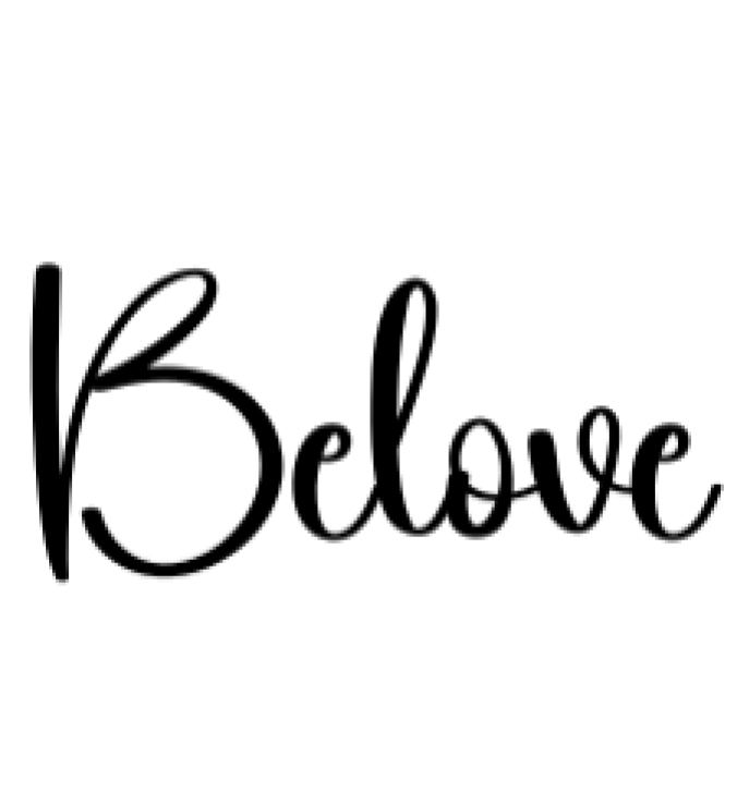 Belove Font Preview