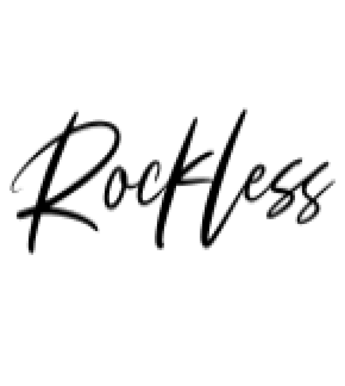Rockless Font Preview