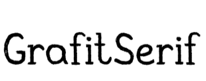 Grafit Serif Font Preview