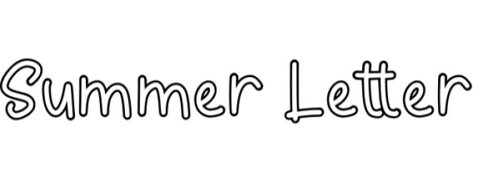 Summer Letter Font Preview