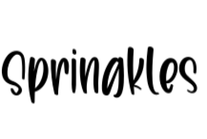 Springkles Font Preview