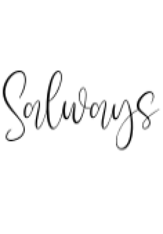 Salways Font Preview