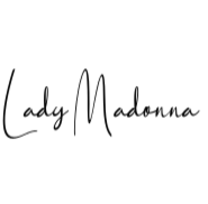 Lady Madonna Font Preview