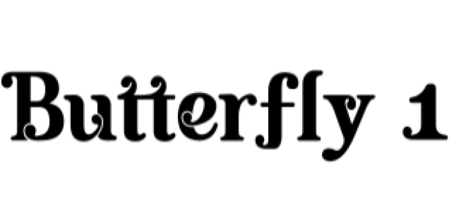 Butterfly Font Preview