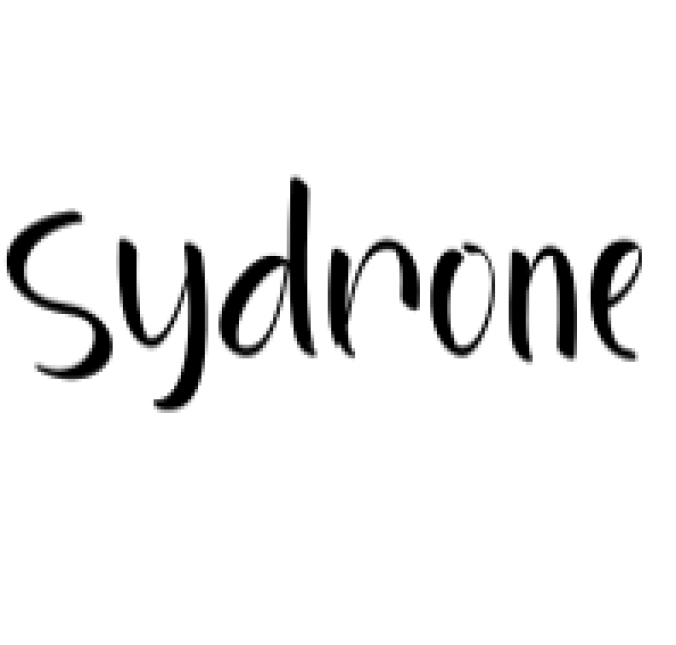 Sydrone Font Preview
