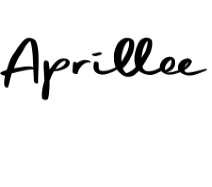Aprillee Font Preview
