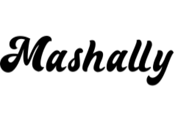 Mashally Font Preview