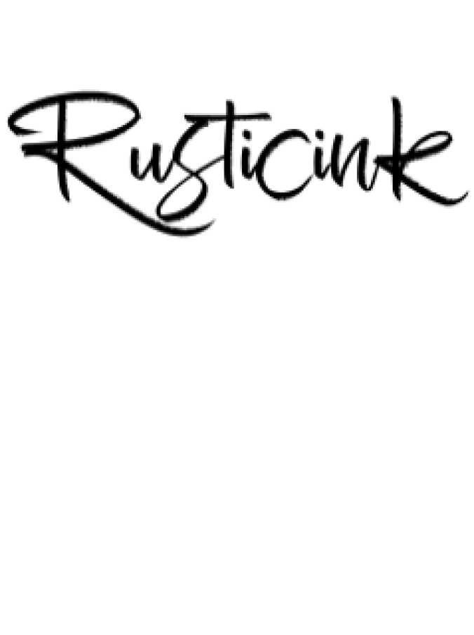 Rusticink Font Preview