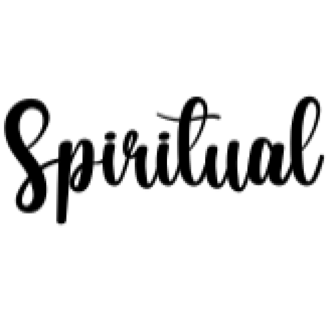Spiritual Font Preview