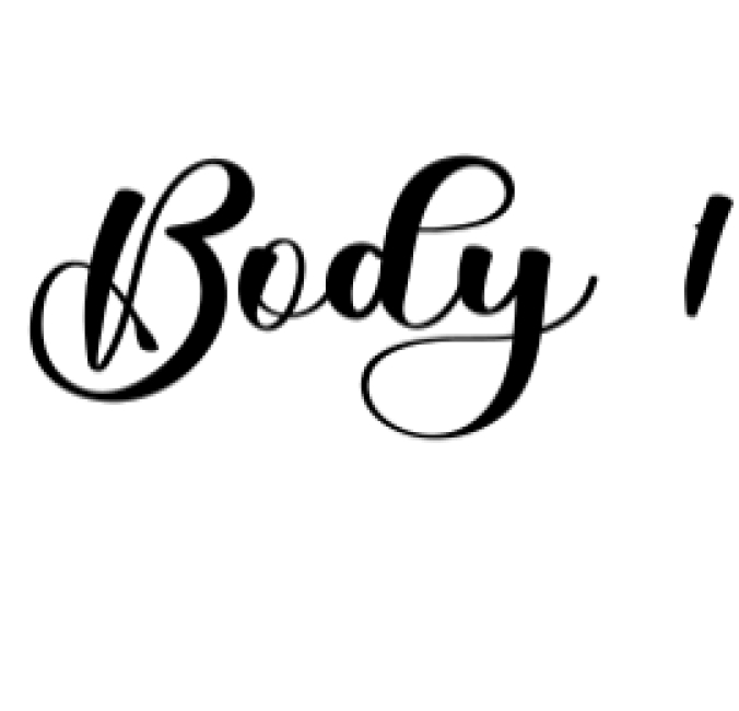 Body Font Preview