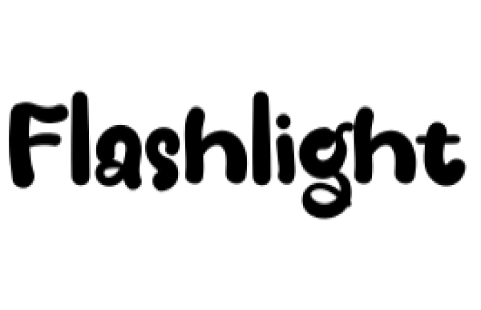 Flashlight Font Preview