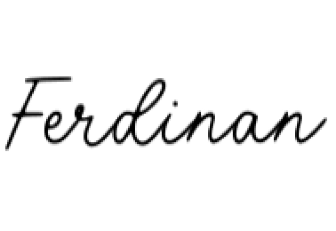 Ferdinan Font Preview