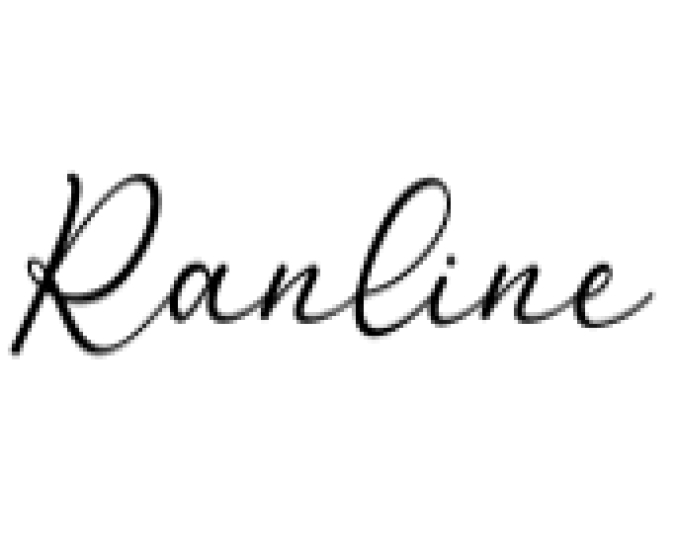 Ranline Font Preview