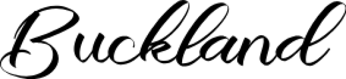 Buckland Font Preview